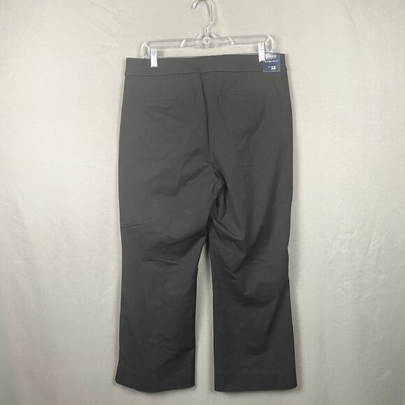 J.Crew. Pants Women 12 Black Trousers Classic Career Work Office Kelsey NWT - Picture 8 of 10